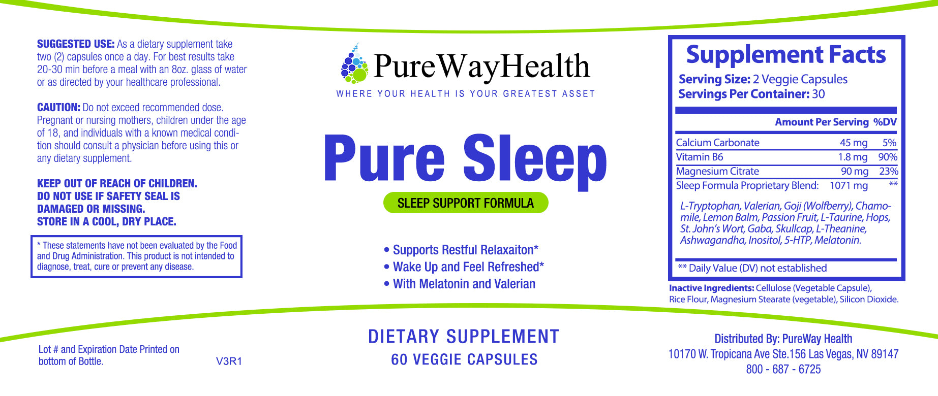 Pure Sleep - Natural Support for Restful Nights – PureWay Health